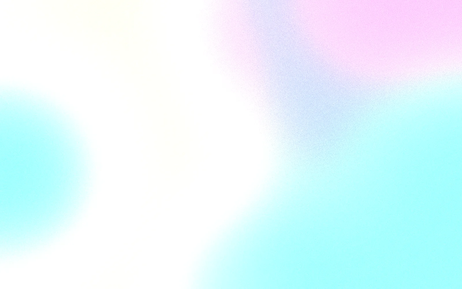 Aurora gradient artwork with a single profile card